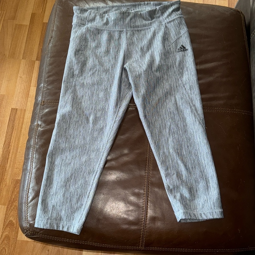 Really cute Adidas crop workout pants
